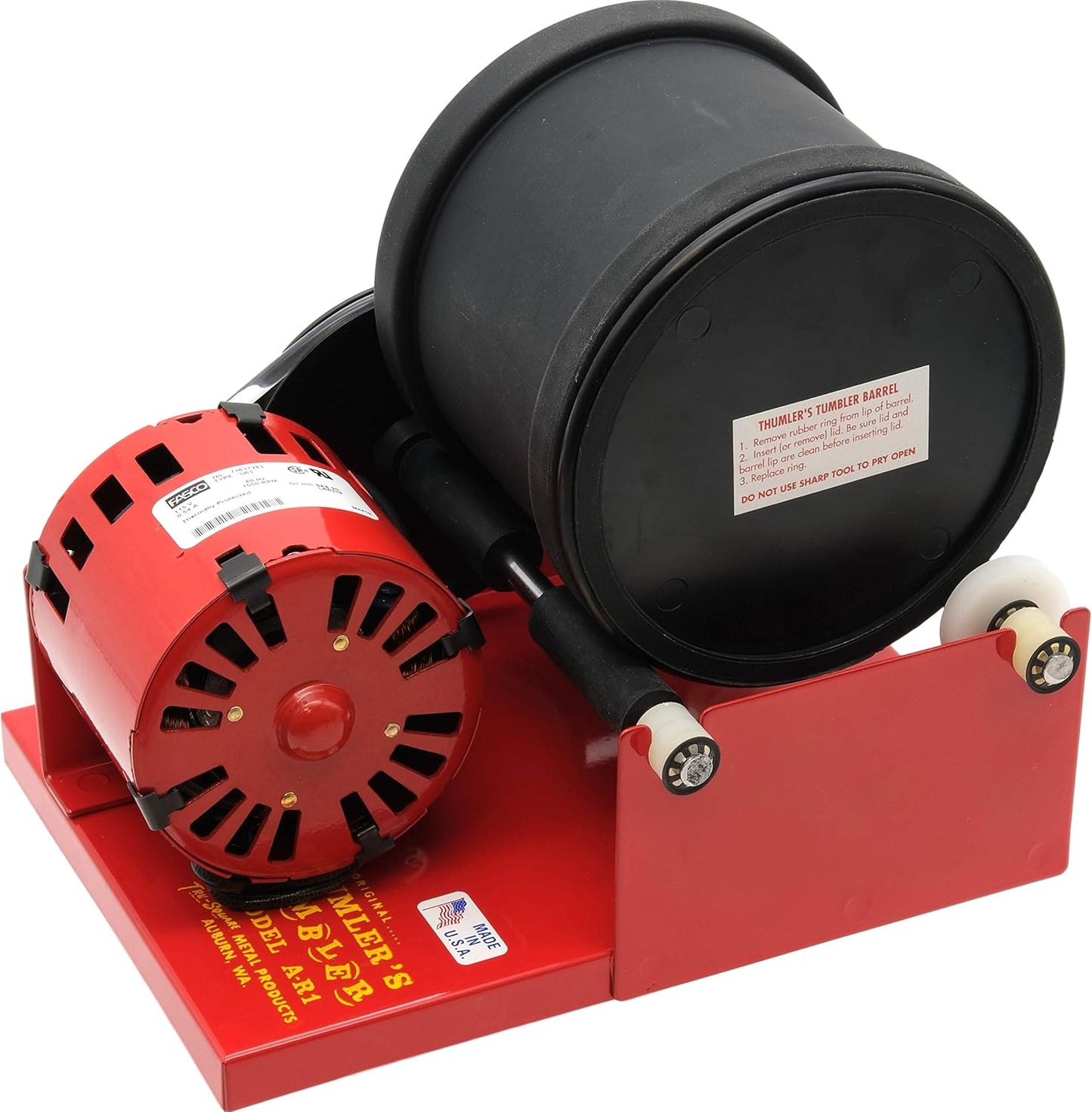 Thumler's Tumbler A-R1 Rotary Rock Tumbler w Accessories